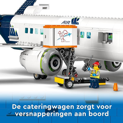LEGO City Passenger Airplane 60367 Building Toy Set (930 Pieces),Multicolor
