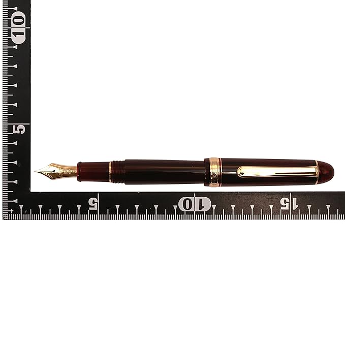Platinum Fountain Pen 3776 Century Burgundy Pen, wine, medium nib