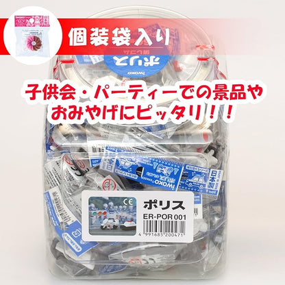Iwako Police Eraser, Pack of 60, SCERPOR001