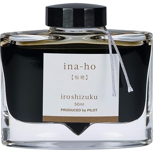 Pilot Iroshizuku Bottled Fountain Pen Ink, Fuyu-Syogun, Rigor of Winter, Cool Gray (69215)