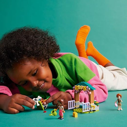 LEGO Friends Autumn’s Baby Cow Shed Farm Animal Toy Playset with 2 Mini-Dolls, Calf and Bunny Figures, Gift for Girls and Boys Ages 5 Years Old and Up, 42607