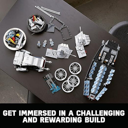 LEGO Star Wars at-at Walker 75313 Buildable Model - Collectible Set for Adults, Ultimate Build and Display Set, 9 Minifigures Including General Veers, Luke Skywalker, Snowtroopers and at-at Drivers