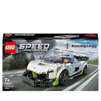 LEGO Speed Champions Koenigsegg Jesko 76900 Building Kit (280Pieces), White