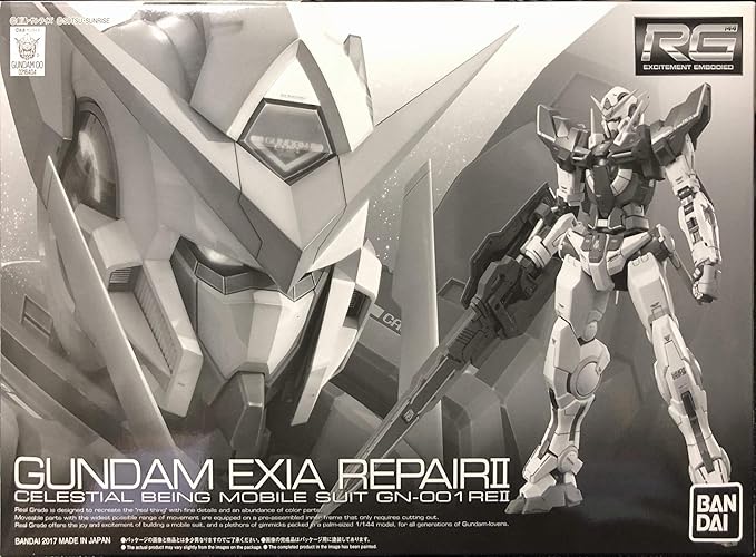 BANDAI RG 1/144 Gundam Exia Repair II Plastic Model