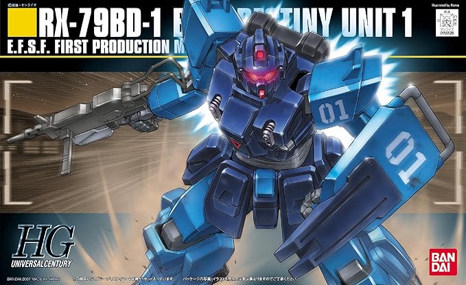 Gundam RX-79BD-1 Blue Destiny Unit 1 HGUC 1/144 Scale