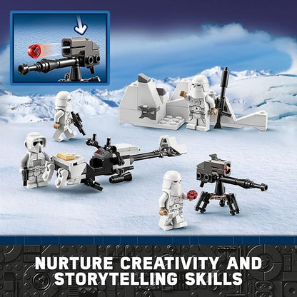 LEGO Star Wars Snowtrooper Battle Pack 75320; Toy Building Kit for Kids Aged 6 and up (105 Pieces) Multicolor