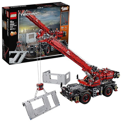 LEGO Boy's Technic Rough Terrain Crane Building Blocks (Multicolor, 11 to 16 Years, 42083) - 4057 Pieces
