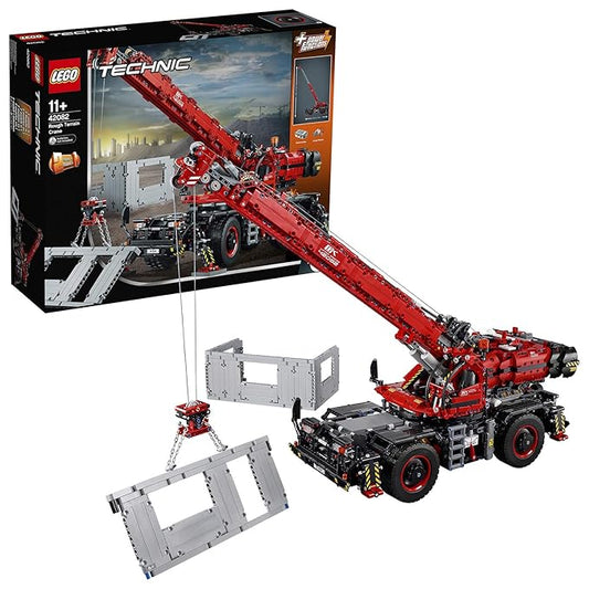 LEGO Boy's Technic Rough Terrain Crane Building Blocks (Multicolor, 11 to 16 Years, 42083) - 4057 Pieces