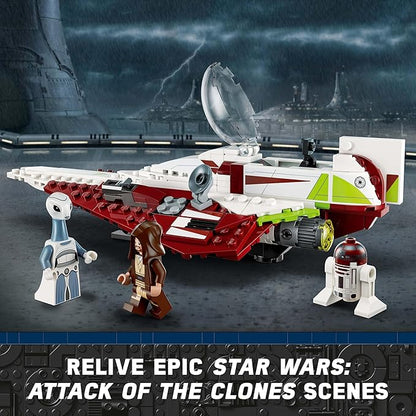 LEGO Star Wars OBI-Wan Kenobi’s Jedi Starfighter 75333 Building Kit (282 Pieces)