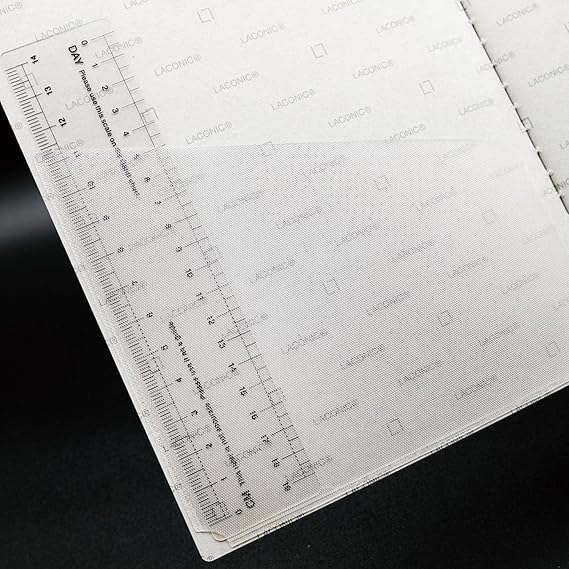 Laconic LGMD14-150 Notebook, 2026, A5 Monthly Gantt Chart, Ticket Paper