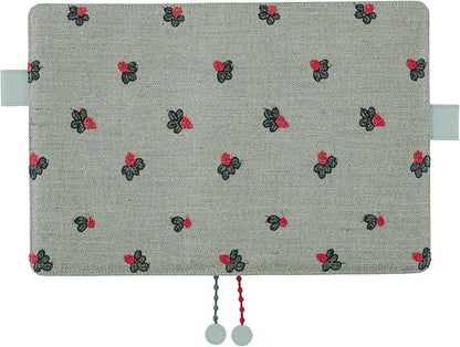 Hobonichi Notebook Cousin (A5) Notebook Cover Mina Perhonen/Light berry (green)