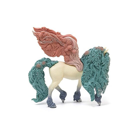 Schleich bayala Sparkle Flower Pegasus Toy Figurine for Kids Ages 5-12