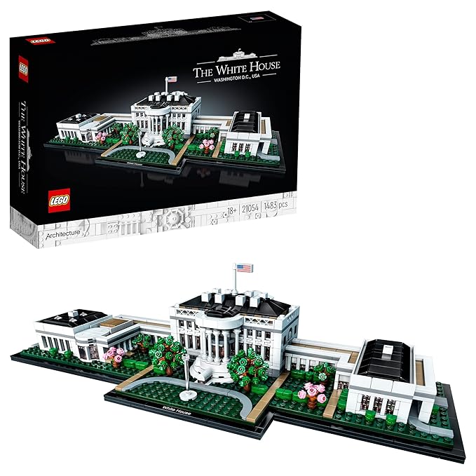 LEGO Architecture Collection: The White House 21054 Building Kit (1,483 Pieces)