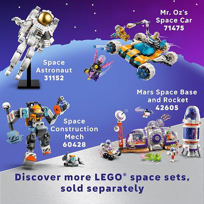LEGO Classic Creative Space Planets Building Toy Set - Space Toy for Kids, Boys & Girls, Ages 5+ - Includes Alien, Rocket Ship, & Glow in The Dark Bricks - Gift for Christmas - 11037