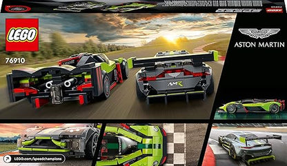 LEGO Speed Champions Aston Martin Valkyrie AMR Pro and Aston Martin Vantage GT3