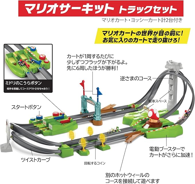 Hot Wheels GCP27 Mario Kart Circuit Track Set