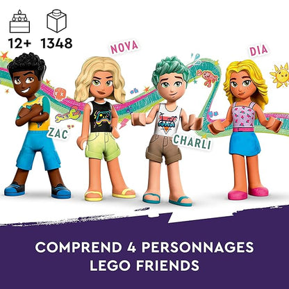 LEGO Friends Beach Amusement Park 41737 Building Toy Set (1,348 Pieces)