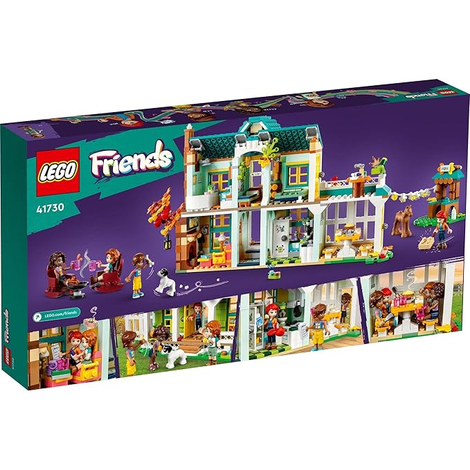 LEGO Friends Autumn's House 41730 Building Toy Set (853 Pieces), Multi Color