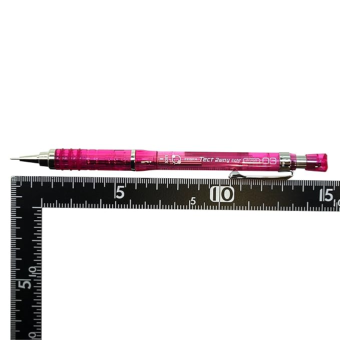 Zebra Mechanical Pencil, Tect 2way Light, 0.3mm, White (MAS42-W)