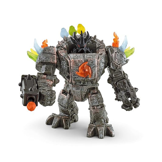 Schleich Eldrador 20-Piece Robot Toy Playset for Boys and Girls Ages 7+, Master Robot with Mini Creature, Multi