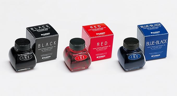 Platinum Fountain Pen Bottle Ink, 2.1 fl oz (60 cc), blue black