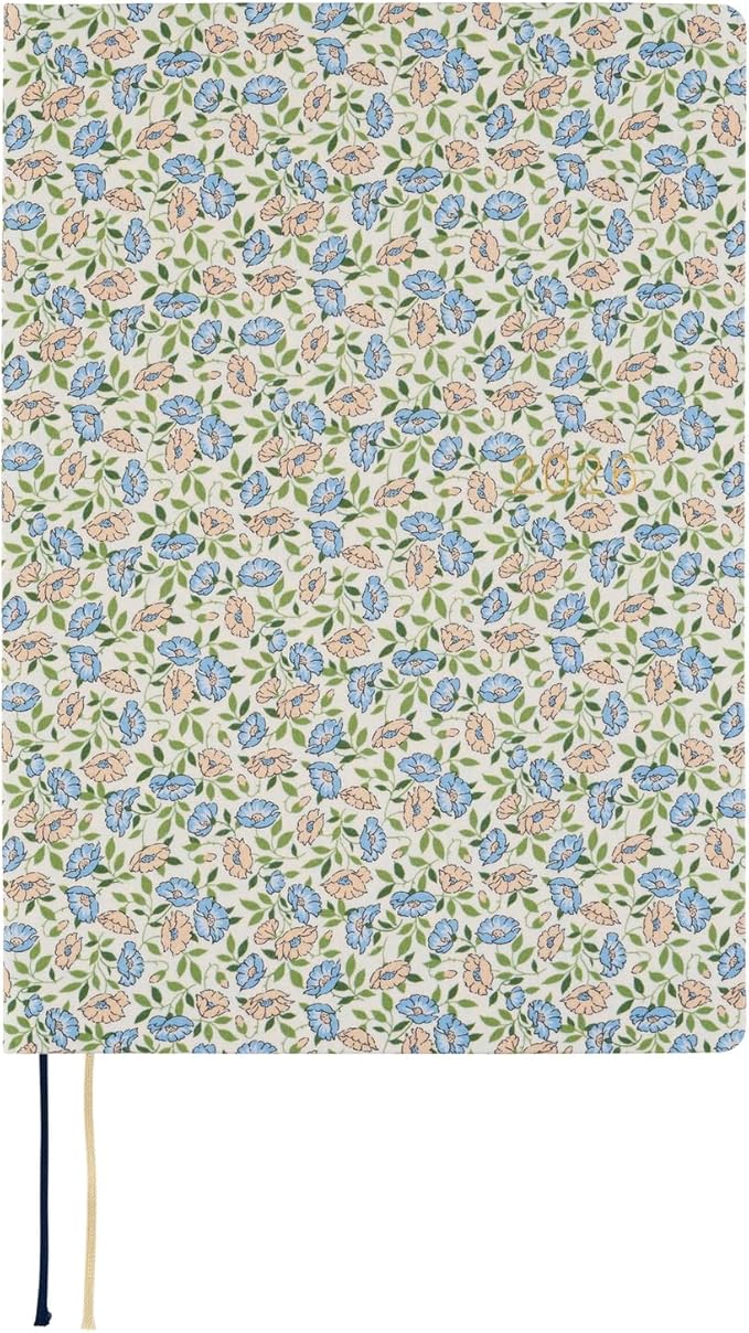 HOBONICHI Notebook 2026 HON LIBERTY FABRIC / Sasha Kiora (A5 / 1 page per day / January / Start Monday)