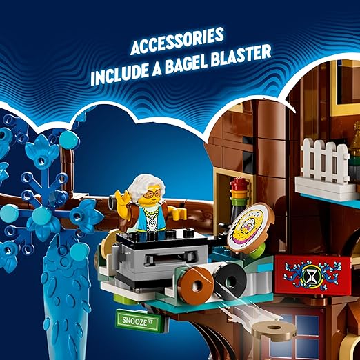 Lego Dreamzzz Fantastic Tree House Set, 2 Versions, with Mrs. Castillo, Izzie, Mateo and the Night Hunter as Mini Figures, Imaginative Toy Based on the TV Show, Gift Set 71461