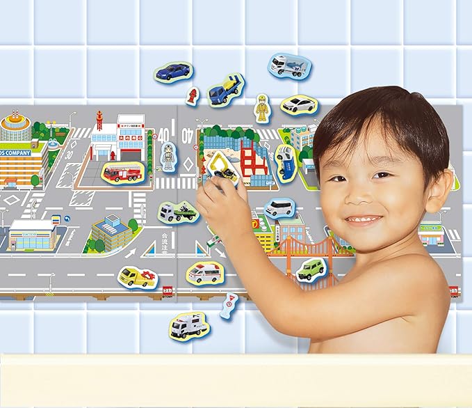 Petapeta with Tomica bath! Deluxe