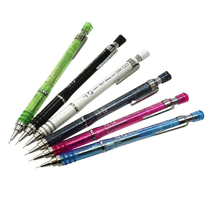 Zebra Mechanical Pencil, Tect 2way Light, 0.3mm, White (MAS42-W)
