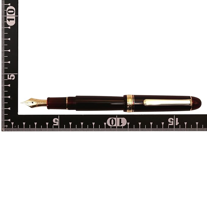 Platinum Fountain Pen 3776 Century Burgundy Pen, wine, fine nib