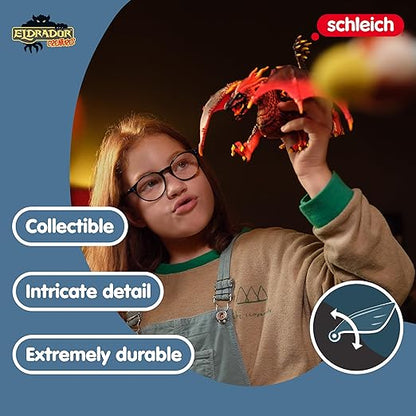 Schleich Lava Dragon Figurine Toy, Multicolor