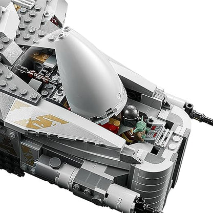 LEGO 75292 Star Wars The Bounty Hunter's Ship, Space Toy, 2 Figurines, The Mandalorian, Baby Yoda, Gift Boys and Girls From 10-12 Years Old
