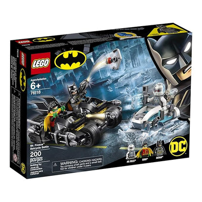 LEGO DC Super Heroes-Mr. Freeze Batcycle Battle 76118,Multicolor, 200 Pcs
