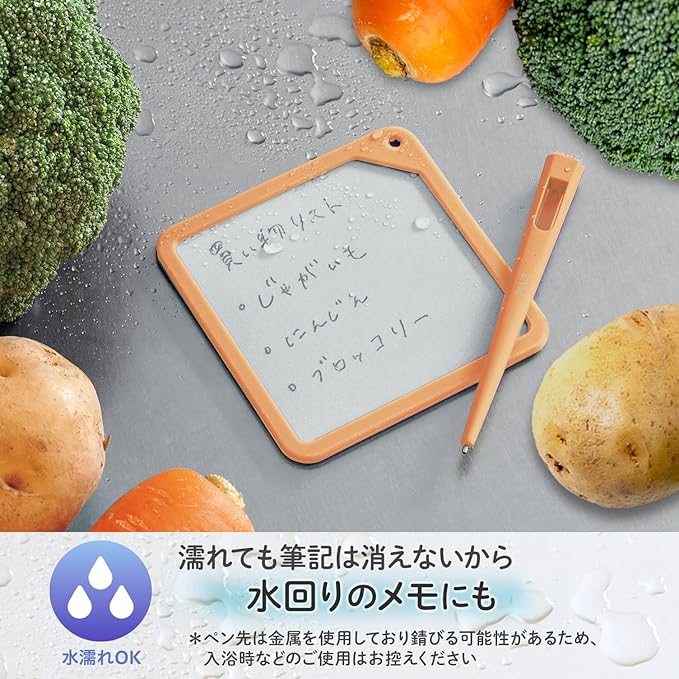 Plus Memo Pad, Notebook, Repeat, Eco Stationery, Business, Kaite Memo, 35.4 x 35.4 inches (90 x 90 cm), Peach Orange KM-0909A-OR, 538-255