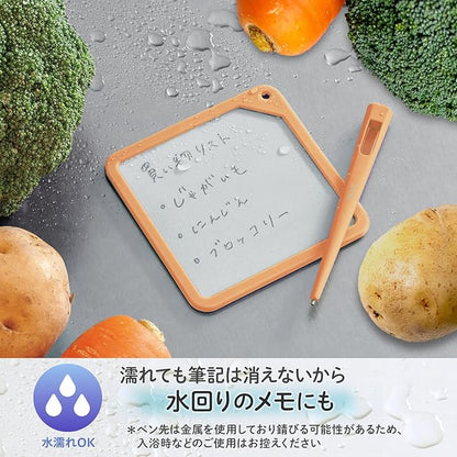Plus Memo Pad, Notebook, Repeat, Eco Stationery, Business, Kaite Memo, 35.4 x 35.4 inches (90 x 90 cm), Peach Orange KM-0909A-OR, 538-255
