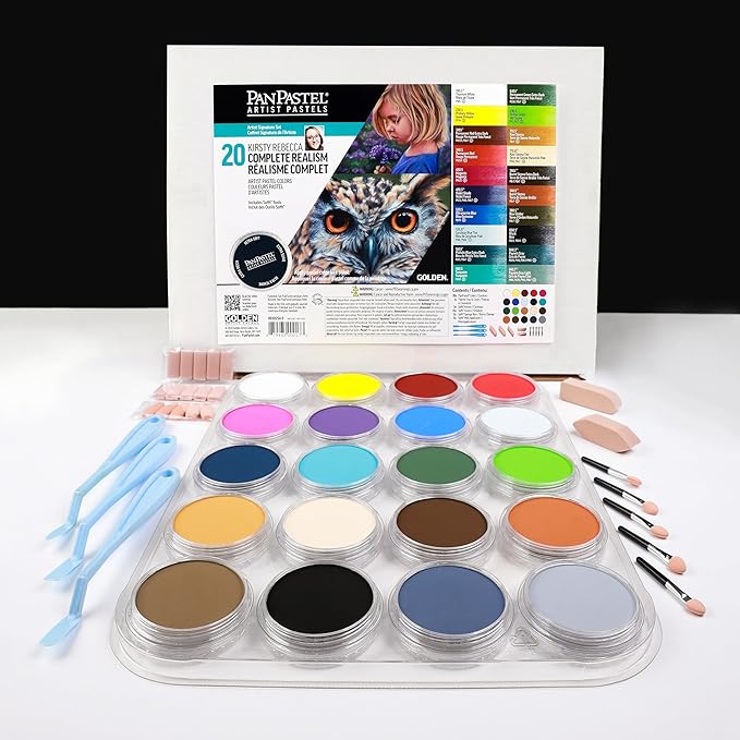 Panpastel 30254 Kirsty's Realism Kit 20 Color Set 318458