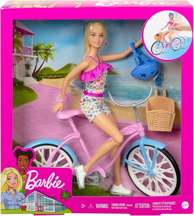 Barbie HBY28 Pedal Play! Pastel Color Set; Doll Included, Dress-up Doll
