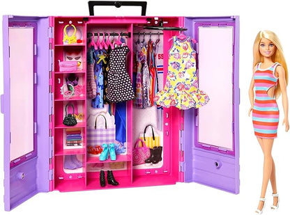 Barbie and Purple Closet Coordinating Doll & Fashion Set, Barbie Doll