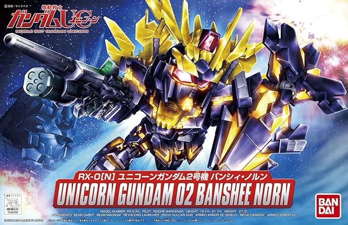 Bandai Hobby BB #391 SD Banshee Norn Gundam Model Kit