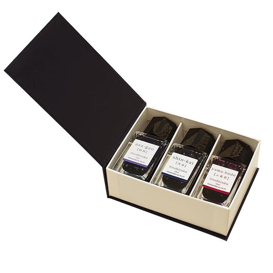 Pilot Iroshizuku Mini Ink 15ml SET-B Asagao, Shinkai, Yambudo