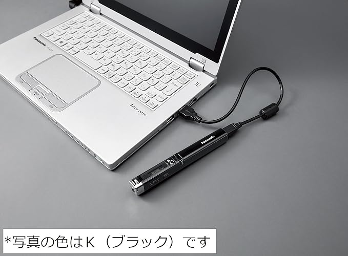 Panasonic IC Recorder 4GB Stick Type Black RR-XP008-K (White)
