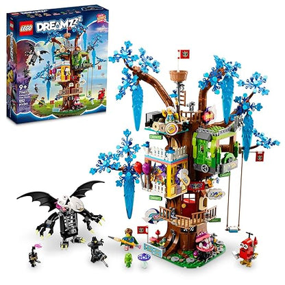 Lego Dreamzzz Fantastic Tree House Set, 2 Versions, with Mrs. Castillo, Izzie, Mateo and the Night Hunter as Mini Figures, Imaginative Toy Based on the TV Show, Gift Set 71461