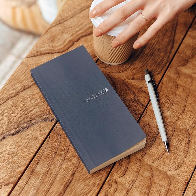 HOBONICHI  2026 weeks, MEGA English Edition, Sneakers, Indigo Black, Starts from January, Weekly Planner, Weekly Leaf, Slim, Long, Graph Note, 219 Pages