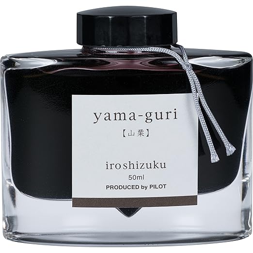 Pilot Iroshizuku Bottled Fountain Pen Ink, Fuyu-Syogun, Rigor of Winter, Cool Gray (69215)
