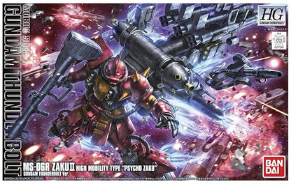 Bandai Hobby HGTB Psycho Zaku Anime Colored Gundam Thunderbolt Action Figure