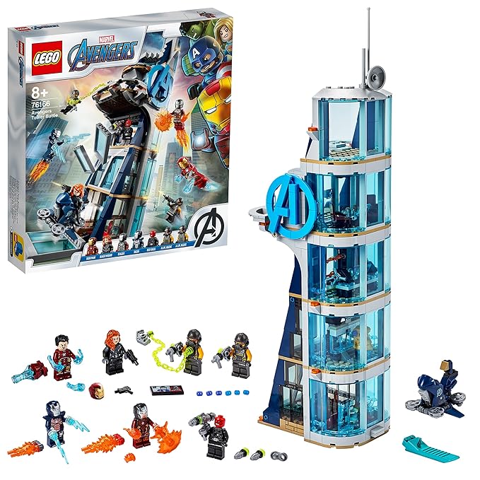 LEGO 76166 Avengers Tower Battle - Multicolor (125 Pieces)