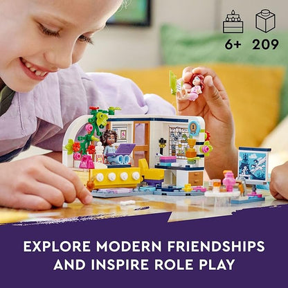 LEGO Friends Aliya's Room 41740 Building Toy Set (209 Pcs),Multicolor