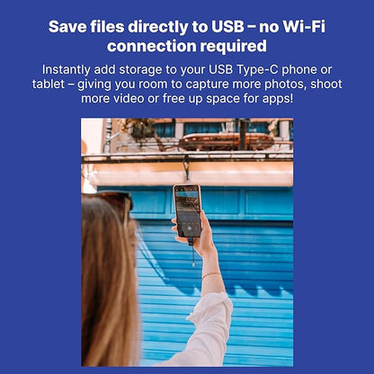 Verbatim 32GB STORENGO 2 USB-C BLU