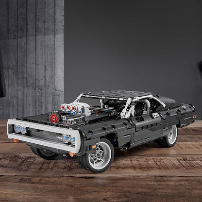 LEGO 42111 Technic Fast and Furious Dom's Dodge Charger Racing Car Model Iconic Collector's Building Set for Kids (Multicolor) (154 Pieces)