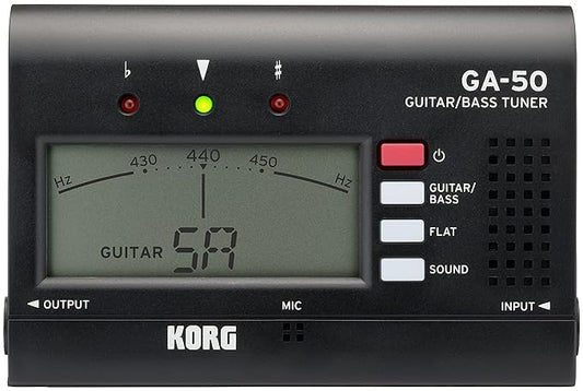 Korg GA50 Guitar Tuner Black